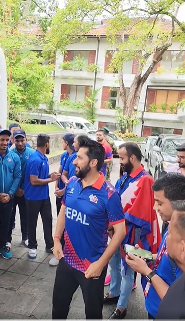 रास्वपका सभापति रविले श्रीलंकामा नेपाली राष्ट्रिय टिमलाई दिए शुभकामना